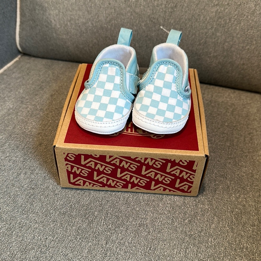 Checkered Slip On Vans